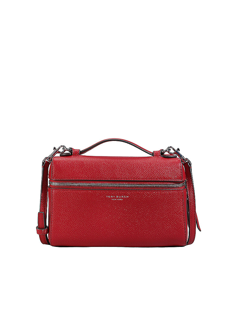 TORY BURCH Ledertasche - Henkeltasche ROMY Slim  rot damen